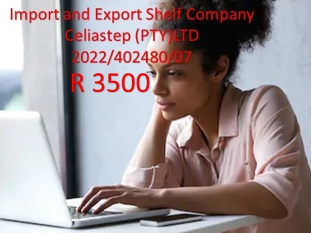 Import and Export shelf company for sale